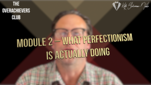 2 – What Perfectionism Is Actually Doing